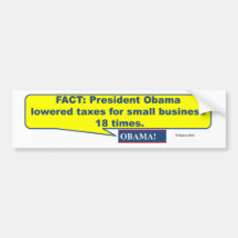 ObamaLoweredTaxes Adhésifs Pour Voiture