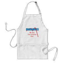 Obamanomics - He lied our economy died Apron
