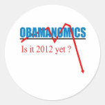 Obamanomics - is it 2012 yet stickers