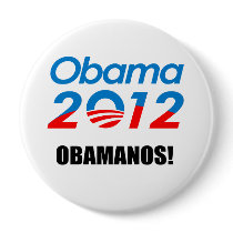 OBAMANOS (2) PINBACK BUTTON