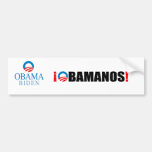 OBAMANOS AUTOCOLLANT POUR VOITURE