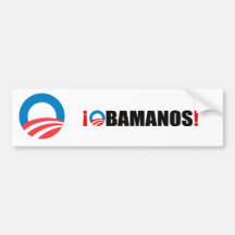 OBAMANOS BUMPER STICKERS