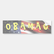 OBAMAO BUMPER STICKERS