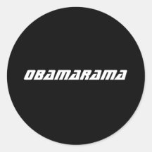 Obamarama Round Sticker