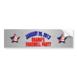 Obama's Farewell Party Bumper Sticker