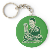Obama's Irish Pub Key Chain