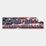 Obama's Last Day Bumper Sticker