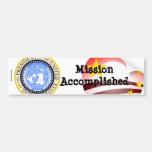 Obama's Mission Accomplished? Bumper Sticker