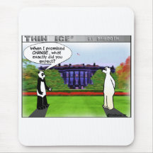 OBAMA'S NEW HOUSE MOUSE PAD