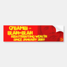 O'Bambi & Blah-Blah Spreading your Wealth Around Bumper Sticker