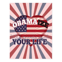 Obamize your life postcard