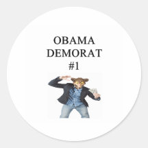 OBAMUNISM anti barack obama design Round Stickers