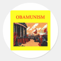 OBAMUNISM anti barack obama design Sticker