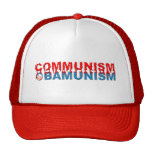 Obamunism caps mesh hats