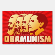 Obamunism Lawn Sign