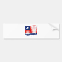 Obamunist Flag Bumper Sticker