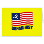 Obamunist Flag Cards