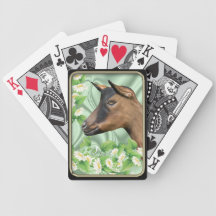 Oberhasli Goat Bicycle Playing Cards