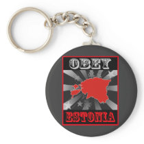 Obey Estonia Key Chains