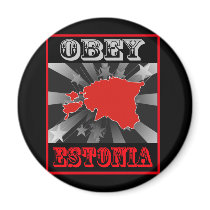 Obey Estonia Magnets