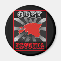 Obey Estonia Magnets