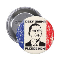 Obey Obama Button