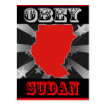 Obey Sudan Post Cards