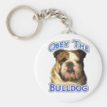 Obey the Bulldog Keychain