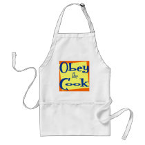 Obey the Cook Funny Kitchen Saying Apron aprons