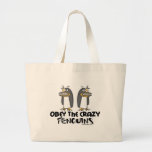 Obey The Crazy Penguins Bags