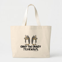 Obey The Crazy Penguins Bags