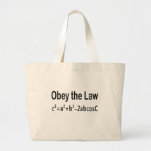 Obey the Law _ Law of Cosines Bag