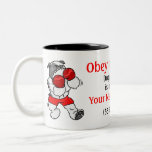 Obey the Master Personalized Dog Trainer Mug mugs