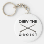 Obey the Oboist Keychain