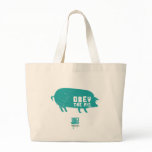 Obey The Pig Tote Bag