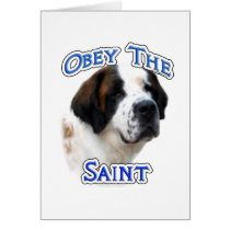 Obey the Saint Greeting Cards