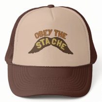 Obey the Stache trucker hat / cap
