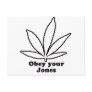 Obey your Jones Postcards