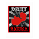 Obey Zambia Post Card