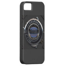 objectif de caméra de vieille école de téléphone p coque iPhone 5 Case-Mate