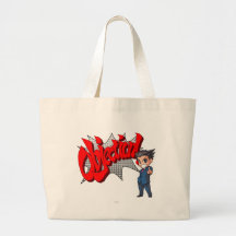 Objection! Phoenix Wright Chibi Bags