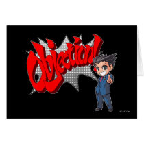 Objection! Phoenix Wright Chibi Cards