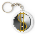 Objectivist Yin/Yang  keychain