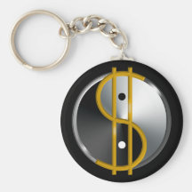 Objectivist Yin/Yang  keychain