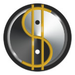 Objectivist Yin/Yang  stickers