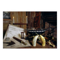 Objects from a Nineteenth Century Captain's Desk posters