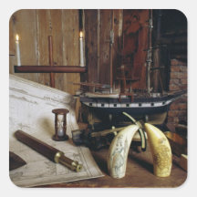 Objects from a Nineteenth Century Captain's Desk Sticker