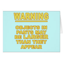 Objects In Pants Cards