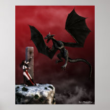 Obligations Gothic Fantasy Art Poster
