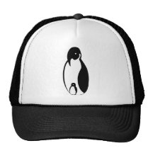 Oblong Penguin Parent and chick Mesh Hats